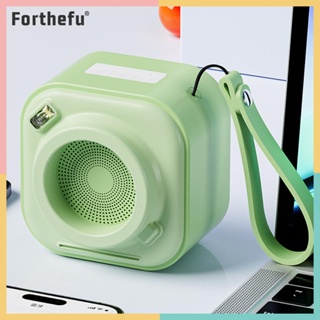 ★ Forthefu ★  ลําโพงซับวูฟเฟอร์ไร้สาย บลูทูธ 5.0 700mAh พร้อมสายคล้อง สําหรับบ้าน ปาร์ตี้