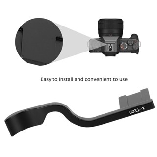 Nice photo โลหะ Thumb Up Grip Rest Camera ด้ามจับรองเท้าเย็นสำหรับกล้อง Fujifilm X-T200