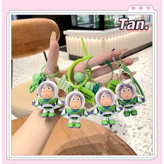 พวงกุญแจ จี้การ์ตูน Buzz Lightyear น่ารัก diy สําหรับห้อยกระเป๋าเป้สะพายหลัง เหมาะกับคู่รัก