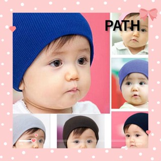 Path หมวกถักโครเชต์ แบบนิ่ม สําหรับเด็กผู้หญิง และเด็กผู้ชาย