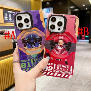 เคสซิลิโคน เคสไอโฟน iPhone 14 Pro Max iPhone 13 Pro Max iPhone 12 Pro Max iPhone 11 Cartoon EVA 01 EVA-02 Soft Silicone Case