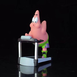 ฟิกเกอร์ตุ๊กตา SpongeBob SquarePants Patrick Star 23 Treadmill ของเล่นสําหรับเด็ก เก็บสะสม ของขวัญ