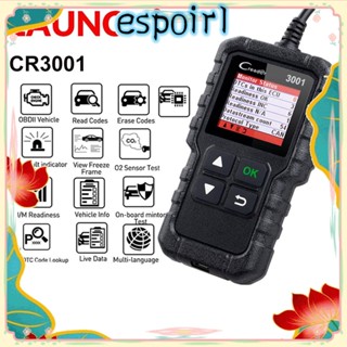 Espo เครื่องอ่านโค้ด แบบพกพา X431 EOBD ฟังก์ชั่น Creader 3001