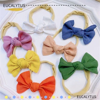 Eutus 2 ชิ้น / เซต แว่นกันแดดเด็ก ที่คาดผม, กรอบกลม ที่มีสีสัน แว่นกันแดดเด็ก พร้อมโบว์คาดศีรษะ, แว่นตากันแดดชายหาด สําหรับเด็กผู้หญิง