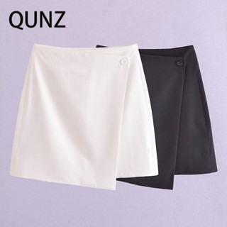 Qunz Blending Asymmetry Mini Culottes 2276 ควินซ์ เบลนด์ อสมมาตร ขนาดเล็ก