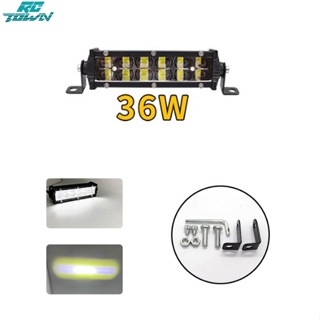 Rctown ไฟหน้ารถยนต์ Led เลนส์ 6d สองแถว กันชนหน้า อะไหล่เสริม สําหรับรถยนต์