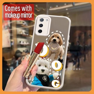 originality Makeup mirror Phone Case For OPPO A55 5G/A53S 5G/RealmeV11S Raised lens Full edging literature trend interest