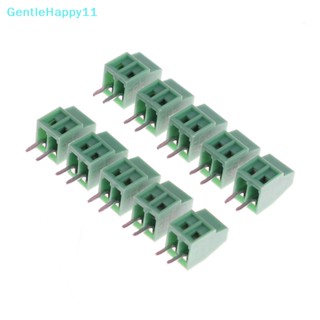 Gentlehappy บล็อกเทอร์มินัลสกรู KF128 PCB 2.54 มม. 2 ขั้ว 10 ชิ้น