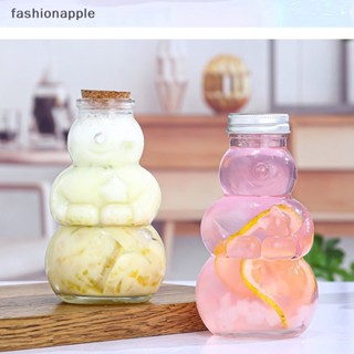 [fashionapple] ขวดโหลแก้วใส่น้ําผึ้ง พีระมิด รูปหมี ปลาหมึก 300 มล. 10 ออนซ์ พร้อมส่ง