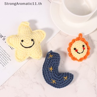 Strongaromatic พวงกุญแจ จี้รูปดอกทานตะวัน ดาวน้อยน่ารัก ให้ความอบอุ่น สร้างสรรค์ DIY สําหรับห้อยกระเป๋า รถยนต์ ของขวัญ 1 ชิ้น