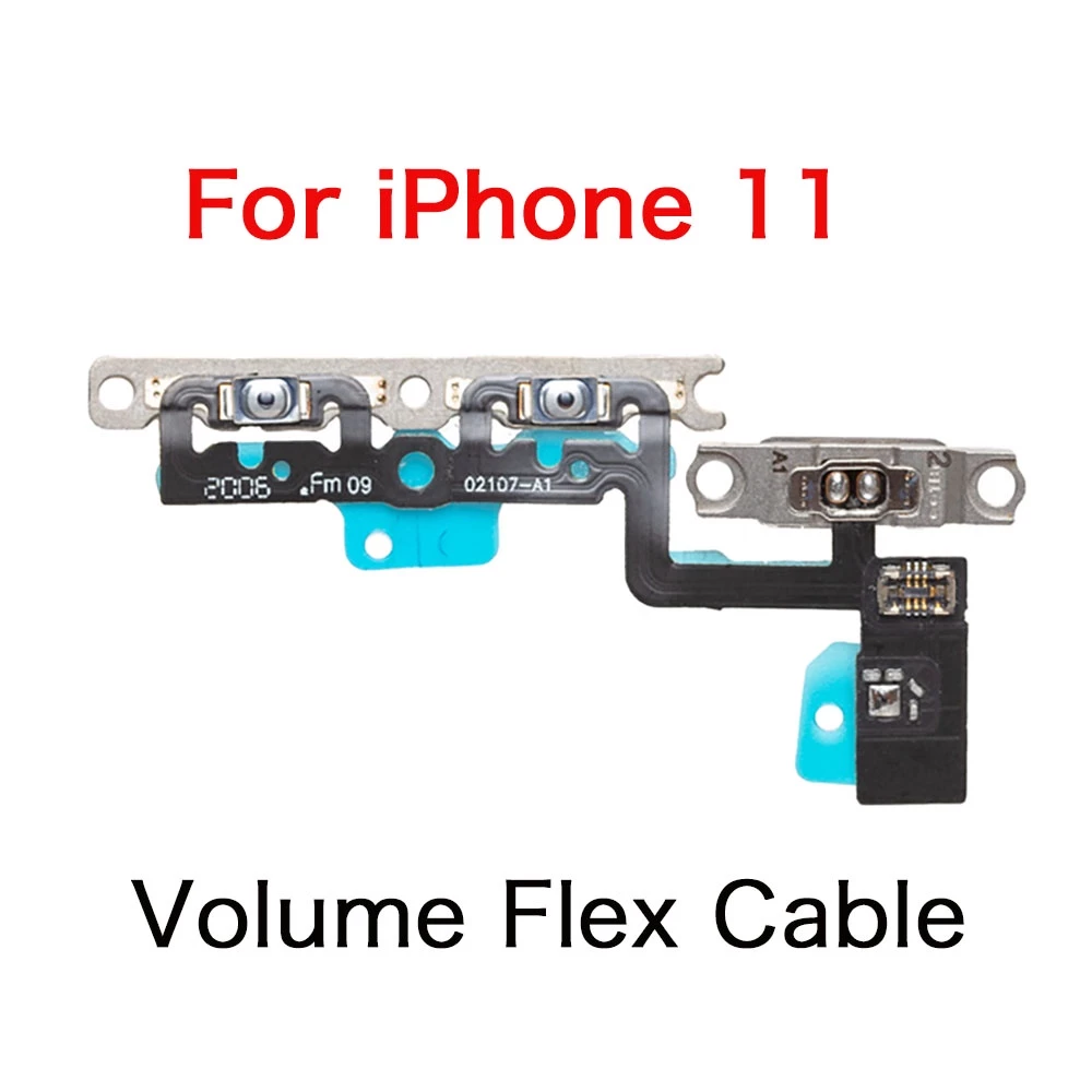 สายแพปุ่มปรับระดับเสียง คีย์บอร์ด เสียงเงียบ แบบเปลี่ยน สําหรับ iPhone 11 12 Mini Pro Max thumbnail 9