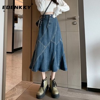 EOENKKY  กระโปรง กระโปรงยีนส์ กระโปรงกางเกง 2023 NEW Style 080215 คุณภาพสูง Beautiful Korean Style High quality A93M0XQ 36Z230909