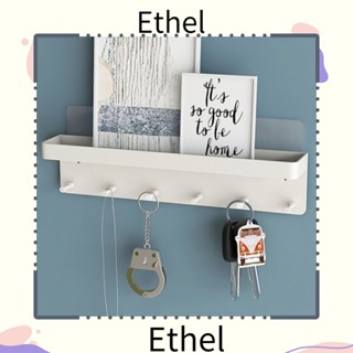 Ethel1 ตะขอแขวนกุญแจ สเตนเลส สไตล์วินเทจ ประหยัดพื้นที่ สําหรับติดผนังห้องนอน ประตู ด้านหลัง