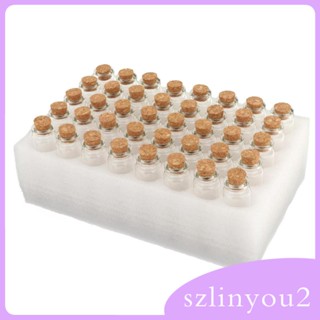 [szlinyou2] ขวดแก้ว ขนาดเล็ก พร้อมจุกไม้คอร์ก อุปกรณ์เสริม สําหรับตกแต่งปาร์ตี้วันเกิด