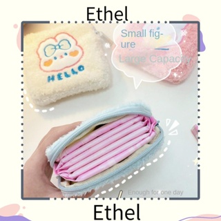 Ethel1 กระเป๋าเก็บผ้าอนามัย แบบพกพา ลายการ์ตูน สําหรับเด็กผู้หญิง