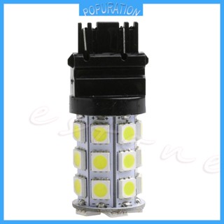 Pop หลอดไฟท้ายรถยนต์ LED 12V 3157 27SMD 5050 พลังงานสูง