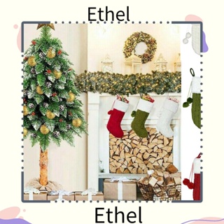 Ethel1 ถุงเท้าถัก ถุงซานต้า ถุงขนม ถุงเท้าของขวัญ อุปกรณ์คริสต์มาส