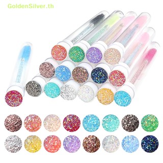 Goldensilver แปรงมาสคาร่าปัดคิ้ว ใช้ซ้ําได้ พร้อมแปรงปัดขนตา 12 ชิ้น