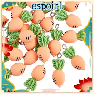 Espo จี้เรซิ่น รูปกระต่าย แครอท ส้ม เขียว DIY 30 ชิ้น