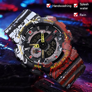 Gshock×one PIECE นาฬิกาข้อมืออิเล็กทรอนิกส์ กันน้ํา สไตล์สปอร์ต สําหรับผู้ชาย