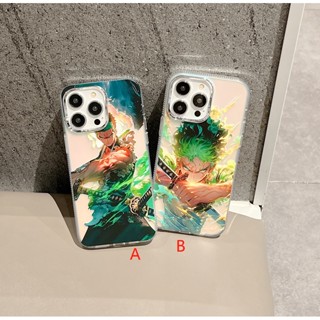 พร้อมส่ง เคสโทรศัพท์มือถือชุบไฟฟ้า ลายเลเซอร์ซาวรอน สําหรับ iphone14 promax 14 14pro 14plus 13 12 11 13PROMAX