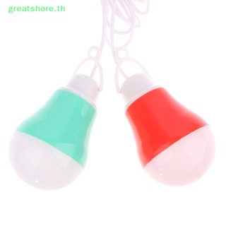 Greatshore หลอดไฟฉุกเฉิน LED 5V แรงดันต่ํา ชาร์จ USB สําหรับตั้งแคมป์ ตกปลา บาร์บีคิว