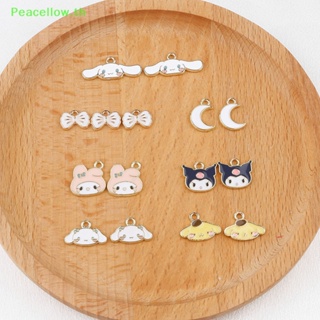 Peacellow จี้ Kuromi สําหรับทําเครื่องประดับ ต่างหู สร้อยข้อมือ DIY 10 ชิ้น