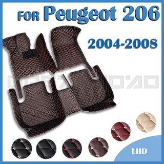 แผ่นรองพื้นรถยนต์ RHD อุปกรณ์เสริม สําหรับ Peugeot 206 2004 2005 2006 2007 2008