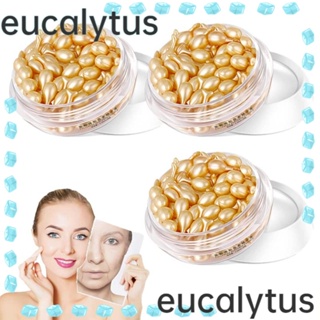 Eucalytus1 แคปซูลไวท์เทนนิ่งบํารุงผิวหน้า ให้ความชุ่มชื้น ต่อต้านริ้วรอย ใช้ง่าย