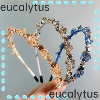 Eucalytus1 ที่คาดผม ประดับคริสตัล พลอยเทียม สําหรับจัดเลี้ยง