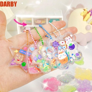 Darby จี้อะคริลิคใส รูปกู้การ์ด ไล่โทนสี ขนาดเล็ก สําหรับผู้หญิง DIY