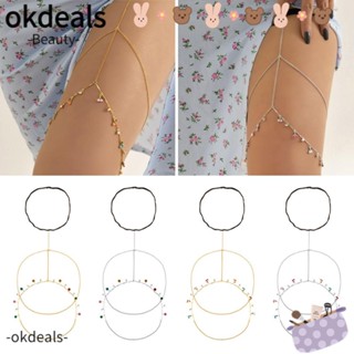 Okdeals เครื่องประดับโซ่ หลายชั้น สไตล์โบฮีเมียน ชายหาด