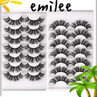 Emilee ขนตาปลอม แฮนด์เมด หลายชั้น 7 คู่