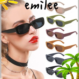 EMILEE แว่นตากันแดด UV 400 กรอบสี่เหลี่ยม สไตล์เรโทร สําหรับผู้หญิง