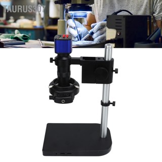 Taurus307 24MP USB2.0 4K Video Microscope Camera C Lens 10‑150X Magnification AC100‑240V for Repair Soldering Inspection