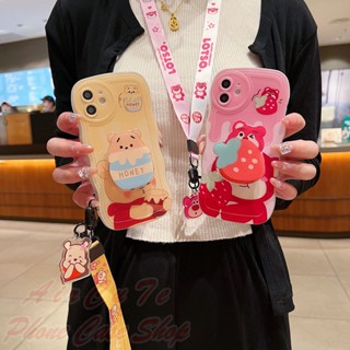 เคส OPPO F11 Pro F9 F7 F5 F1s Reno 8 8T 8Z 7 7Z 5 4 4G 5G Reno8 T Z Reno8T Reno8Z Reno7 Reno7Z Reno5 Reno4 OPPOF11 OPPOF9 OPPOF7 OPPOF5 OPPOF1s Wave Strawberry Honey Bear Holder Soft Case