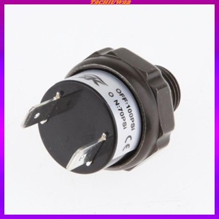 [Tachiuwa2] สวิตช์ควบคุมแรงดันคอมเพรสเซอร์ 12V 70-100PSI Off 1/4 นิ้ว NPT