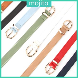 Mojito เข็มขัดรัดเอว ทรงวงรี หัวเข็มขัด เป็นทางการ สําหรับผู้หญิง