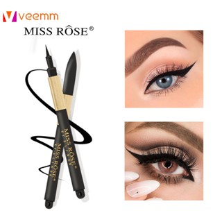 Miss Rose Eyeliner Pen Quick-drying Matte Natural Long-lasting Easy-to-color Eyeliner Pen Waterproof Non-blooming veemm