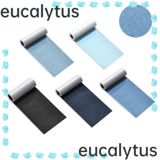 Eucalytus1 แผ่นแพทช์เหล็ก สําหรับซ่อมแซมกางเกงยีน