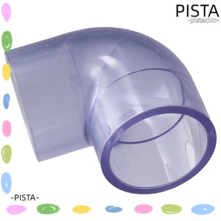 Pista ข้อต่อท่อ PVC ใส มุมขวา 90 องศา 1 1/2 นิ้ว UPVC ไร้รอยต่อ สีฟ้า