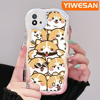 เคสโทรศัพท์มือถือ แบบใส ลายการ์ตูนสุนัขชิบะ ขนมปังน่ารัก สําหรับ Realme C20 C20A C11 2021 C11 2020 Narzo 50i