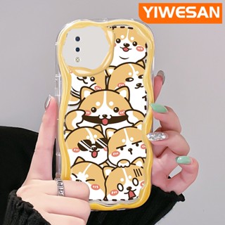 เคสโทรศัพท์มือถือ แบบใส ลายการ์ตูนสุนัขชิบะ ขนมปังน่ารัก สําหรับ VIVO Y93 Y93s Y91 Y91i Y95