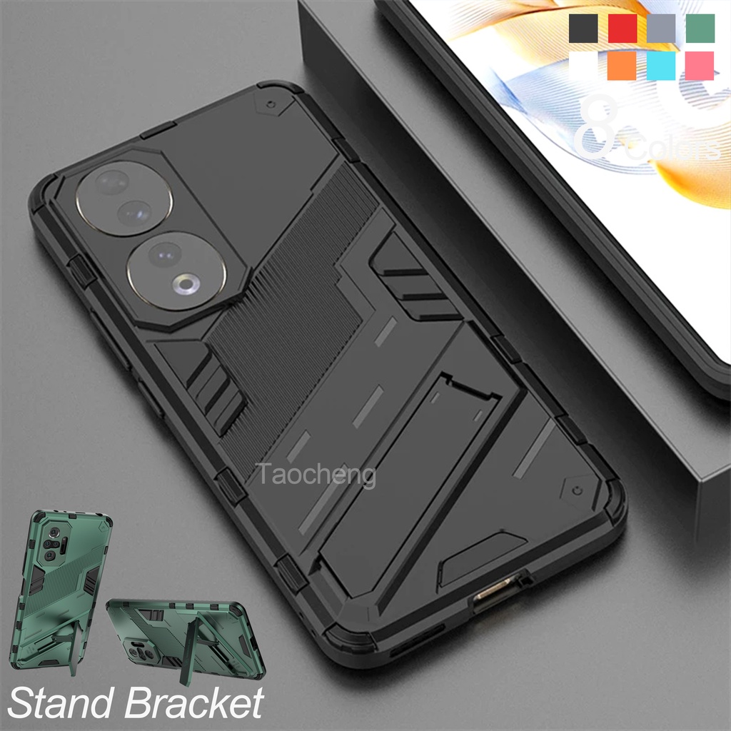 เคสโทรศัพท์สําหรับ honor 90 Lite เกราะกันกระแทกขาตั้งผู้ถือปลอกป้องกัน Hard ฝาหลัง