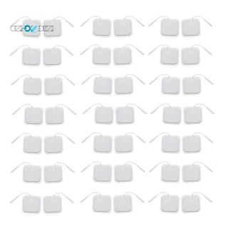 แผ่นอิเล็กโทรด มีกาวในตัว ขนาด 5X5 ซม. แบบเปลี่ยน สําหรับเครื่องนวดกระตุ้นการฝังเข็มไฟฟ้า 30 ชิ้น