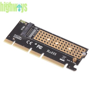 อะแดปเตอร์ NVME M.2 เป็น PCI-E 16X Riser M-key M.2 PCIE X16 สําหรับคอมพิวเตอร์ตั้งโต๊ะ [highways.th]