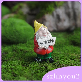 [szlinyou2] รูปปั้นเอลฟ์ คนแคระจิ๋ว สําหรับตกแต่งบ้าน สวน 7 ชิ้น