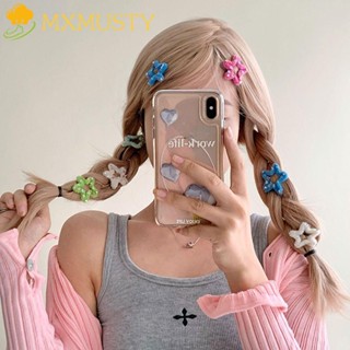 Mxmusty กิ๊บติดผม รูปดาวห้าแฉก หัวใจ ประดับเพชร y2k เครื่องประดับ สําหรับผู้หญิง