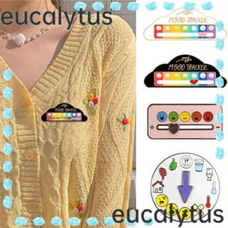 Eucalytus1 เข็มกลัด ลาย Social Mood Switching Move To The Mood As You My Social Battery Bag Pin