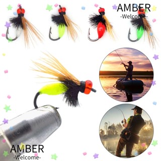 Amber เหยื่อตกปลาประดิษฐ์ แบบพกพา 5 ชิ้น